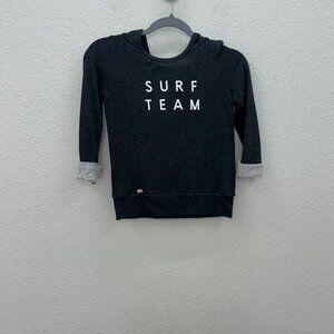 Childhoods Surf Team Pulllover Beach Hoodie Sweatshirt USA Made Kids sz 6/7 NEW
